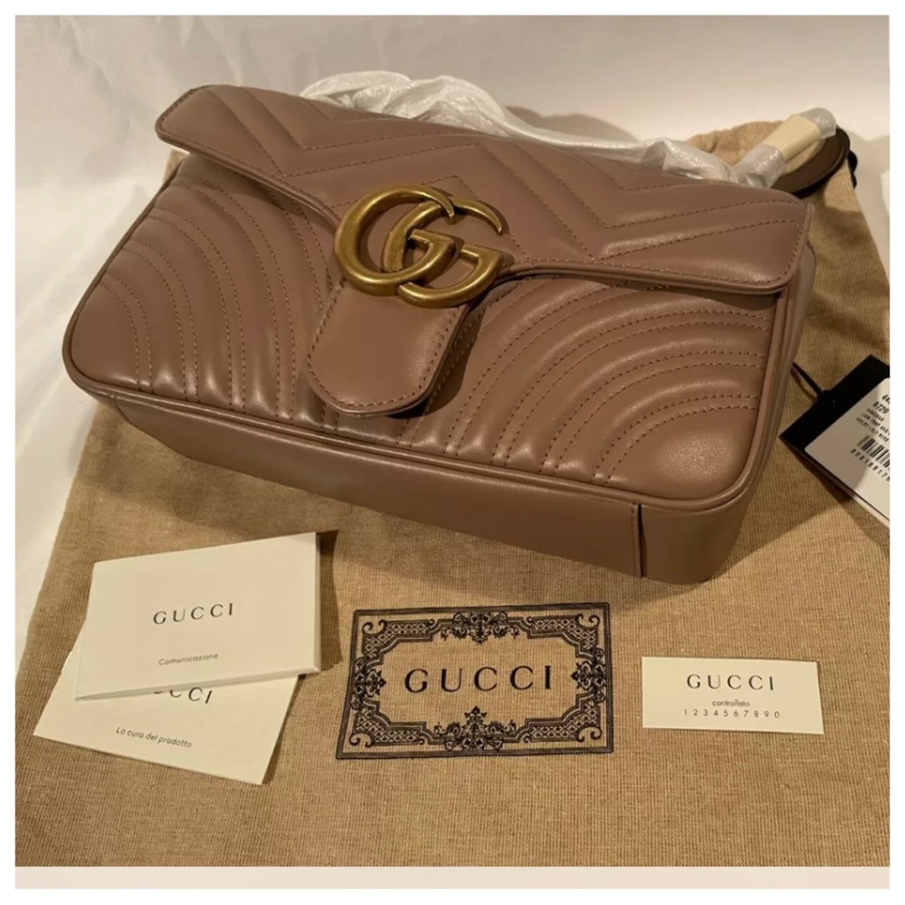 BNWT Authentic Gucci Marmont Small Shoulder Bag - Picture 2 of 11